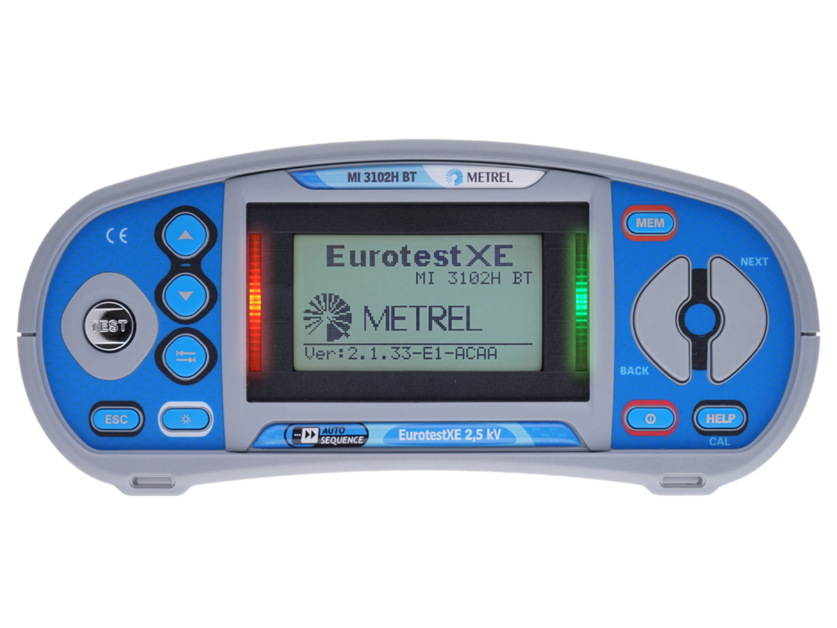 Metrel MI 3102H — прибор для измерения сопротивления изоляции, петли «фаза-ноль», контура заземления, металлосвязей и УЗО